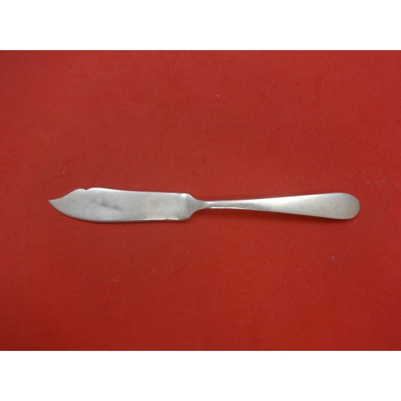 Pointed Antique by Mexican Sterling Fish Knife Flat Handle All Sterling 7 3/4"
