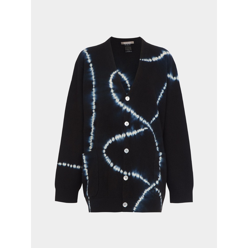 Shibori Cashmere Seamless Wide Cardigan  | Size: L