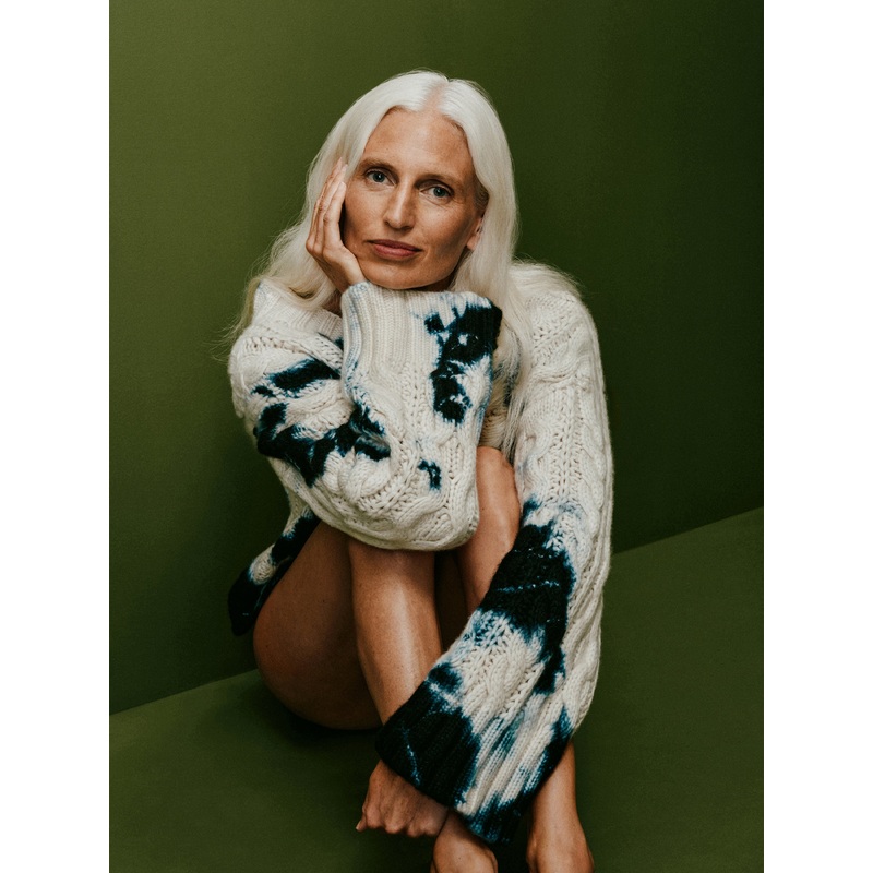 Shibori Chunky Cashmere Sweater