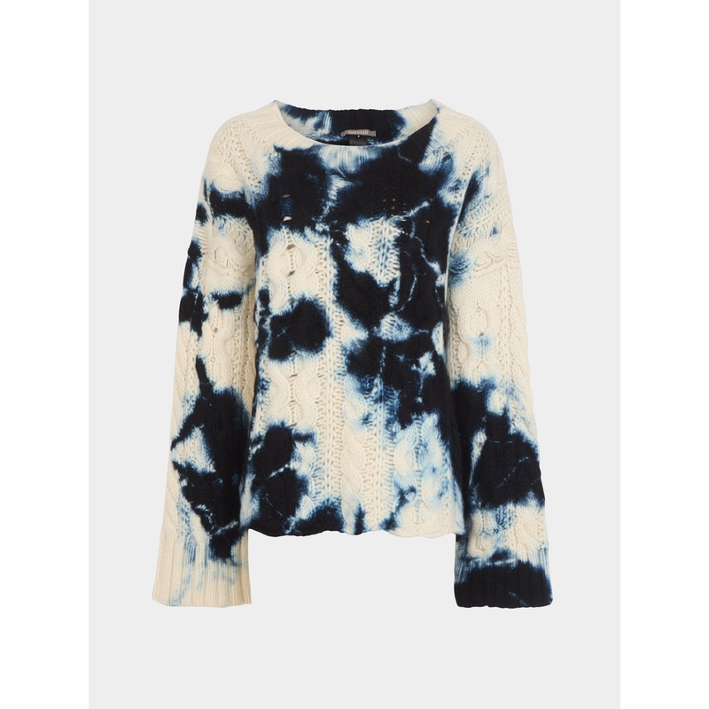 Shibori Chunky Cashmere Sweater  | Size: M
