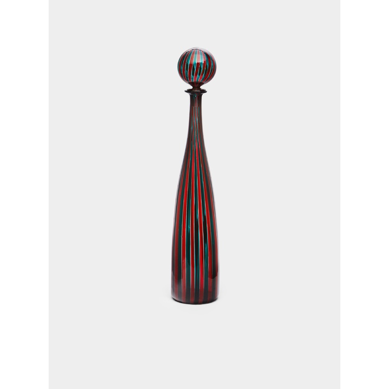 1980s Gio Ponti for Venini Murano Glass Decanter
