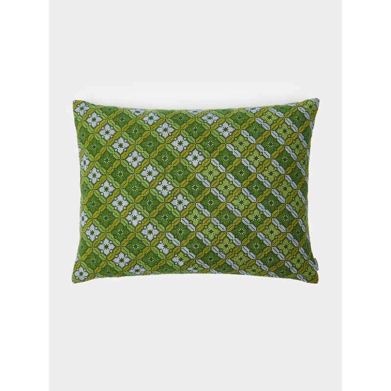 Abir Hand-Embroidered Cotton Cushion (15.5in/40cm)