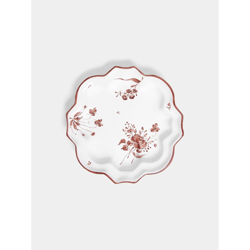 Camaeu Drageoir Hand-Painted Ceramic Salad/Dessert Plates (Set of 2)