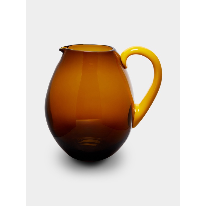 Dandy Hand-Blown Murano Glass Pitcher