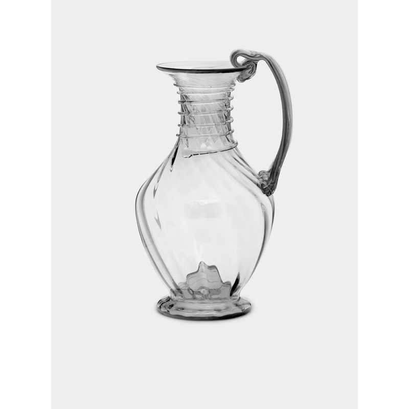 Hand-Blown Glass Jug