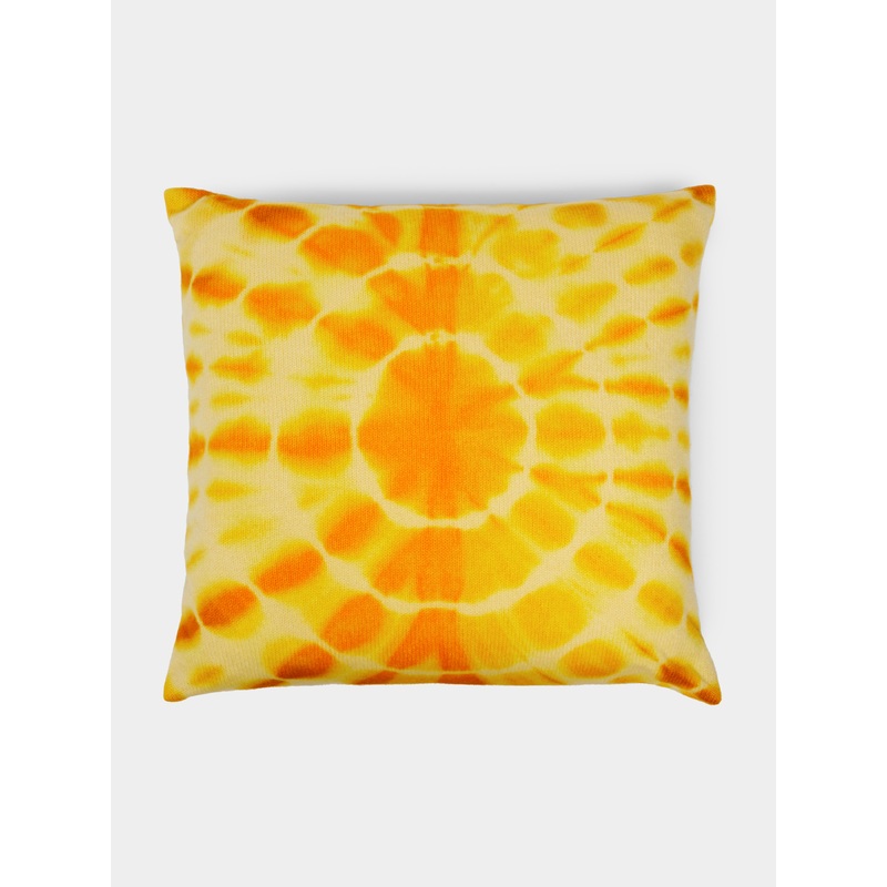 Hot-Dye Cashmere Cushion (19.5in/50cm)