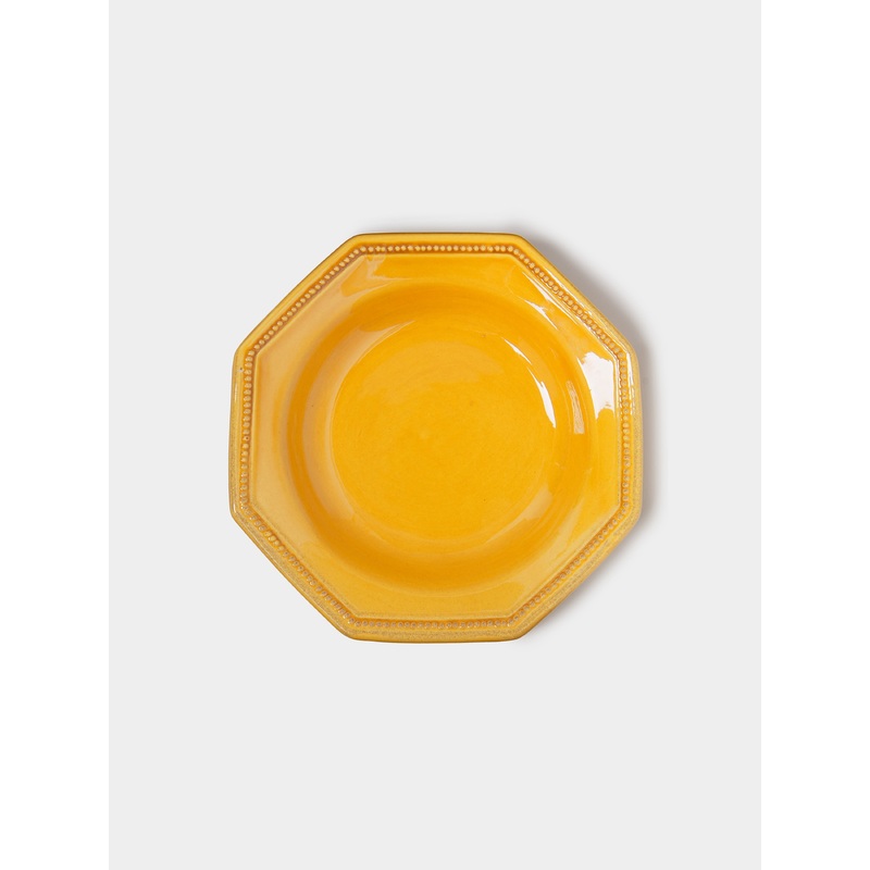 Louis XVI Hand-Glazed Ceramic Salad/Dessert Plates (Set of 4)