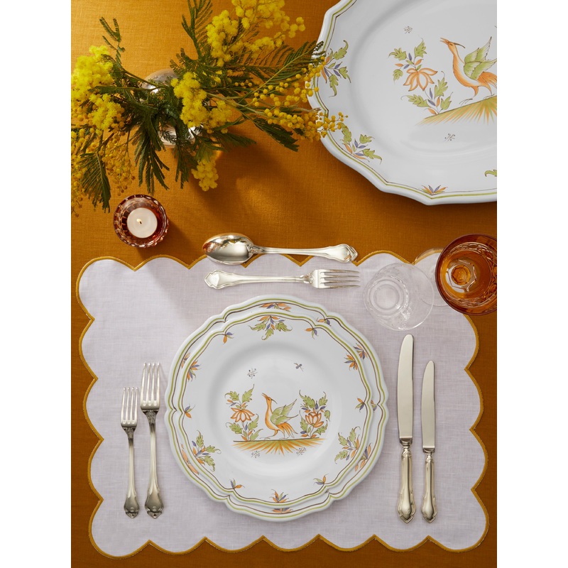 Moustiers Hand-Painted Ceramic Salad/Dessert Plate