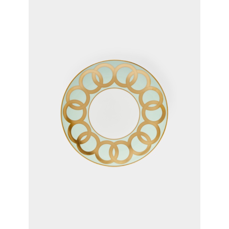 Riviera Dream Hand-Painted Bone China Salad/Dessert Plate