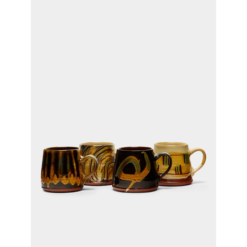 Slipware Mugs (Set of 4)
