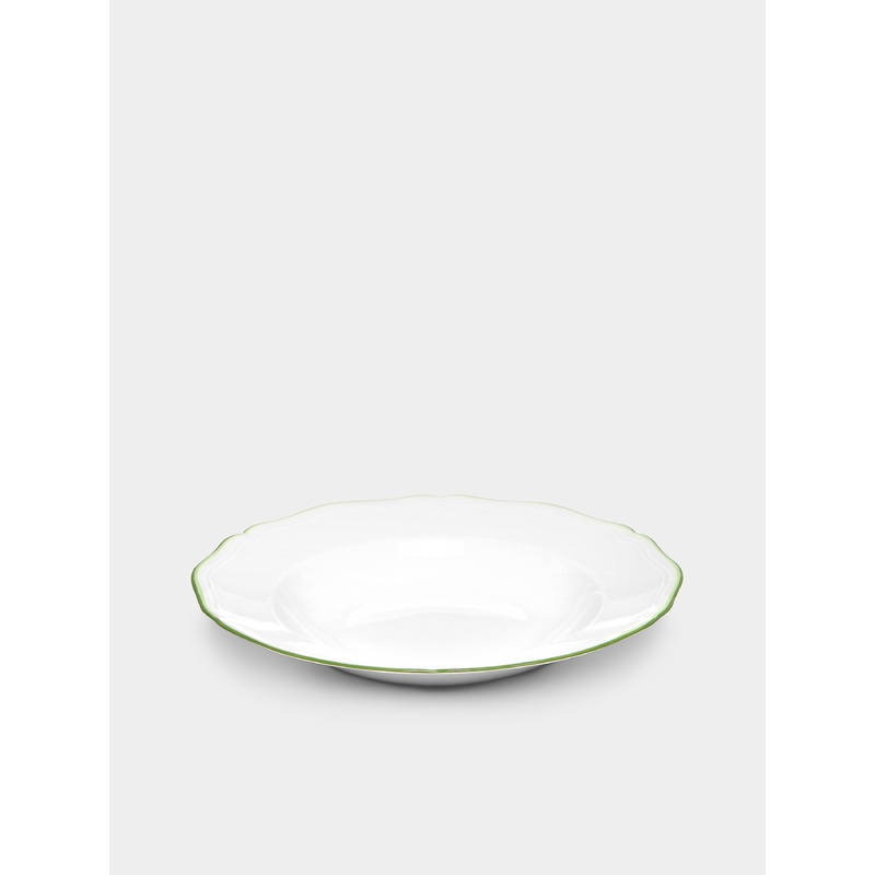 Touraine Hand-Painted Porcelain Deep Plate