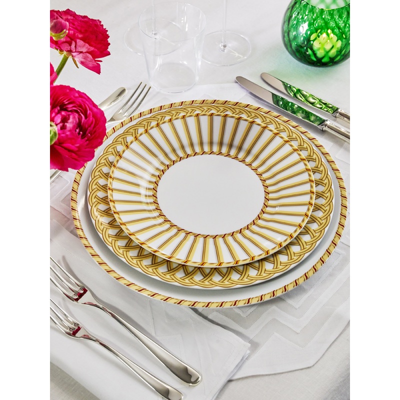 Vannerie Cottage Porcelain Salad/Dessert Plate