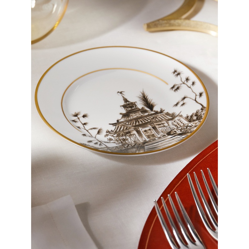 Vieux Kyoto Porcelain Bread Plate