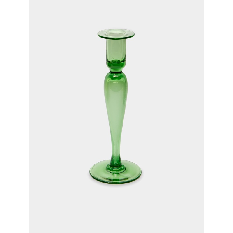 1920s Frederick Carder for Steuben Glass Candlestick