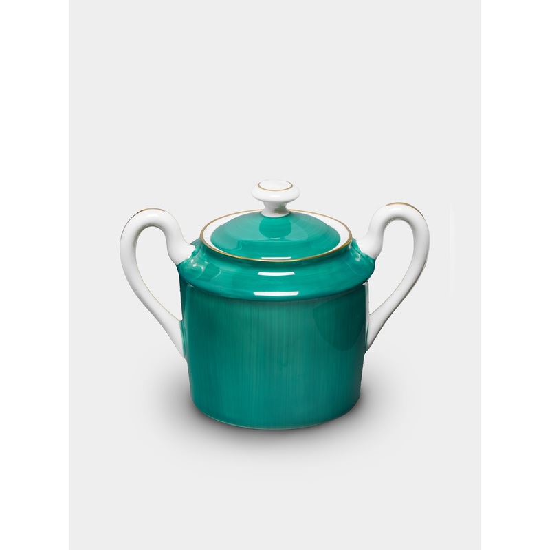 Coco Hand-Painted Porcelain Sugar Bowl