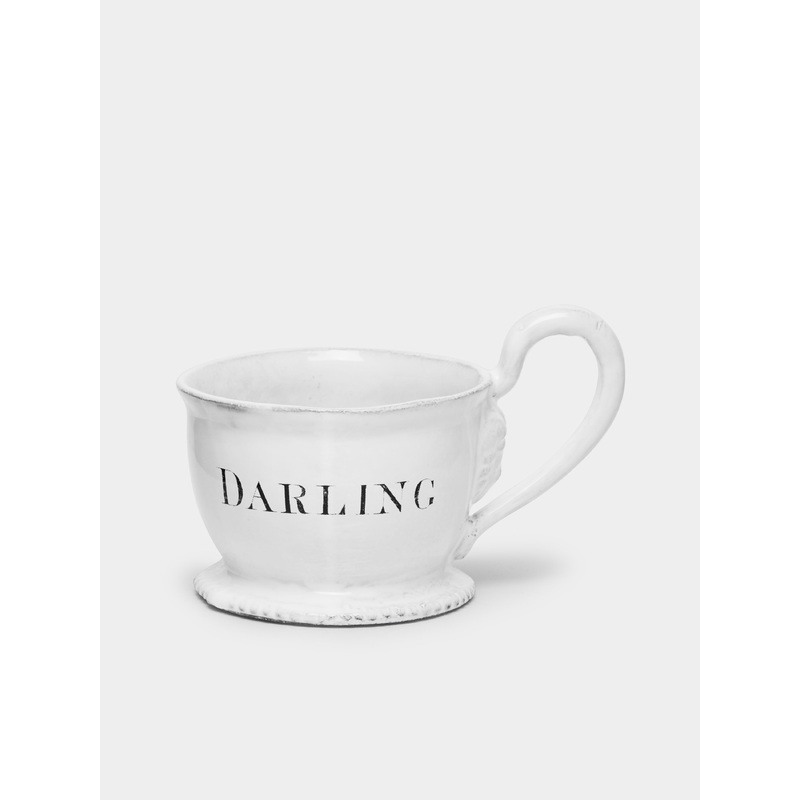 Darling Hand-Glazed Ceramic Teacup