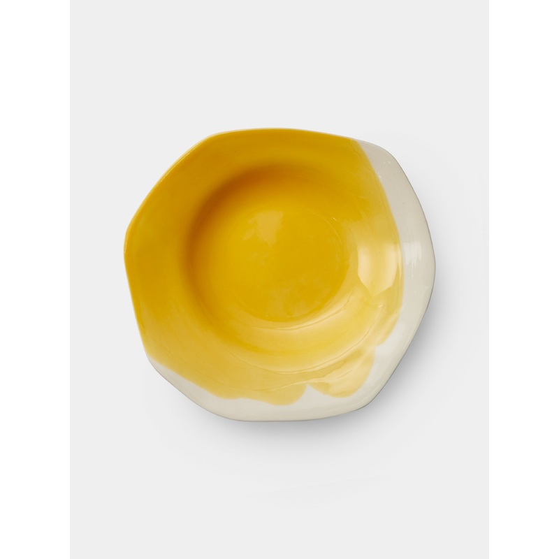 Hand-Glazed Porcelain Pasta Bowls (Set of 4)
