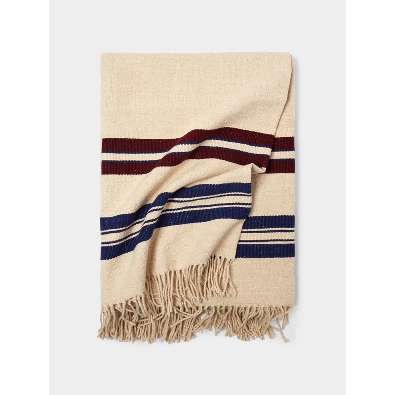 Litorale Handwoven Linen and Cotton Blanket (75in/1.9m)