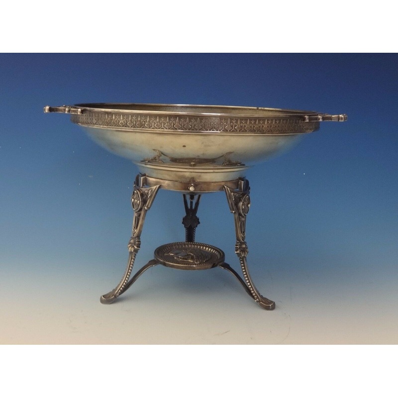 Medallion by Wood & Hughes Sterling Compote Centerpiece with Lady'S Head (#0155)