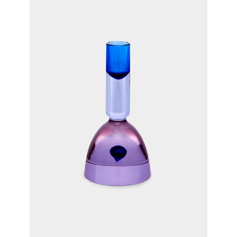 Mid-Century Murano Glass Candlestick