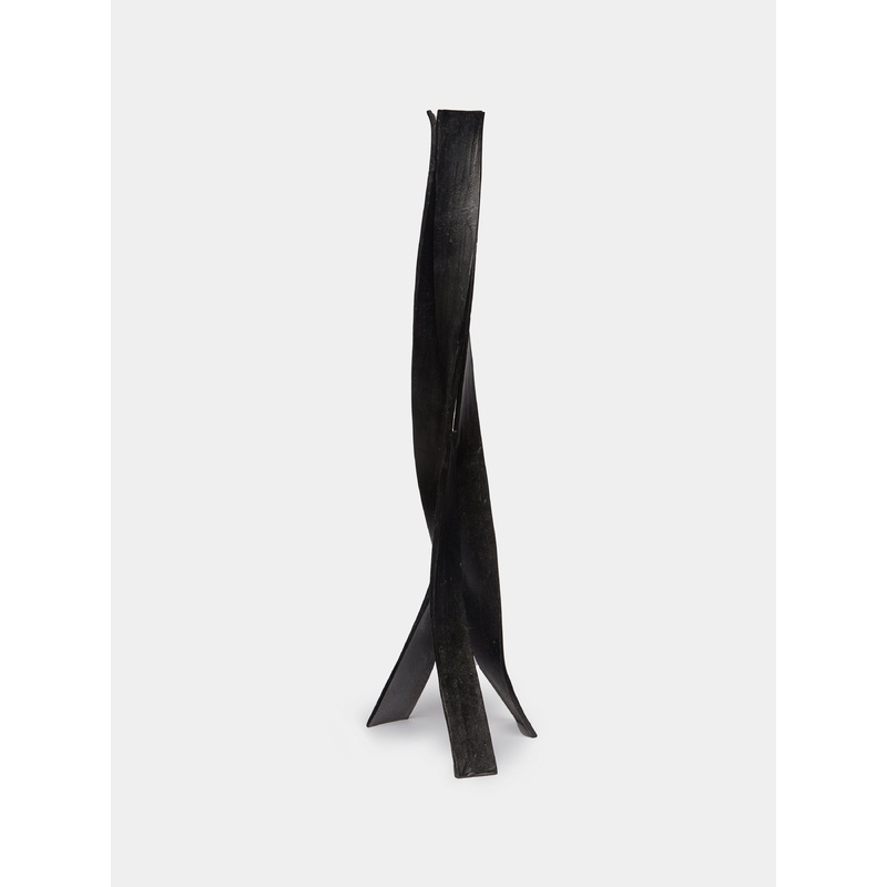 Nastro Hand-Cast Bronze Large Candle Holder