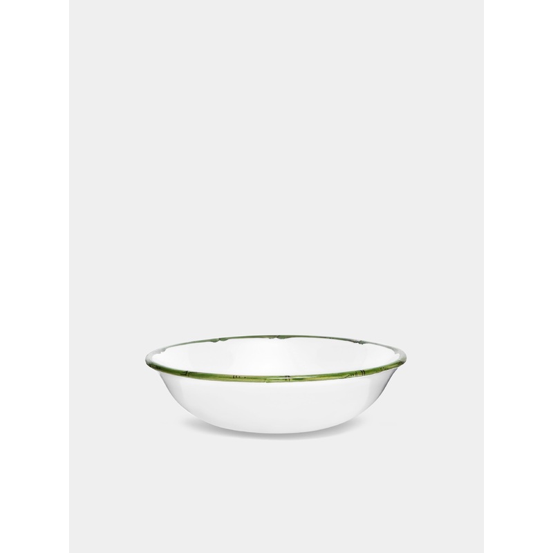 Ramatuelle Bamboo Hand-Painted Ceramic Small Bowls (Set of 2)