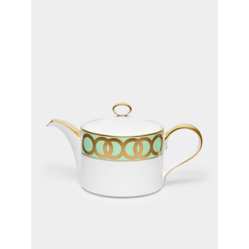Riviera Dream Hand-Painted Bone China Teapot