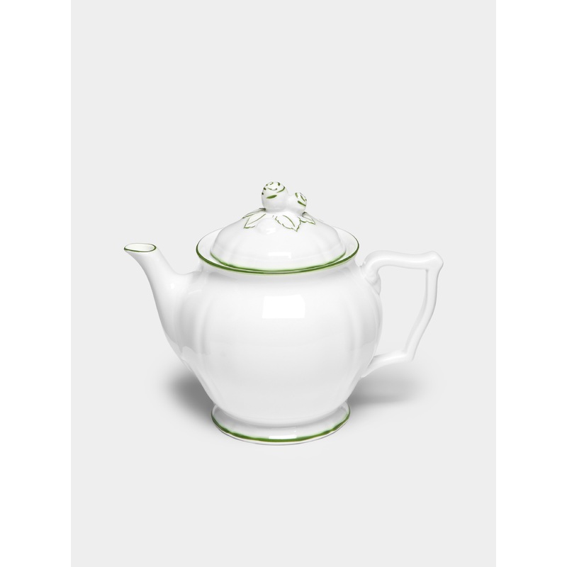 Touraine Hand-Painted Porcelain Teapot