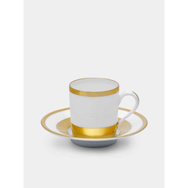 William Porcelain Espresso Cup and Saucer
