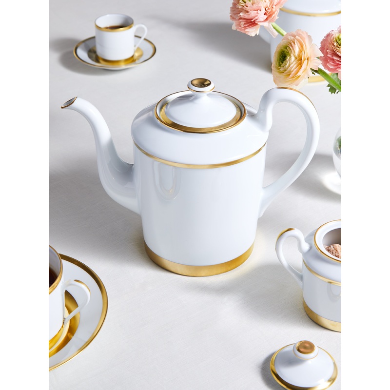 William Porcelain Large Coffee and Tea Pot