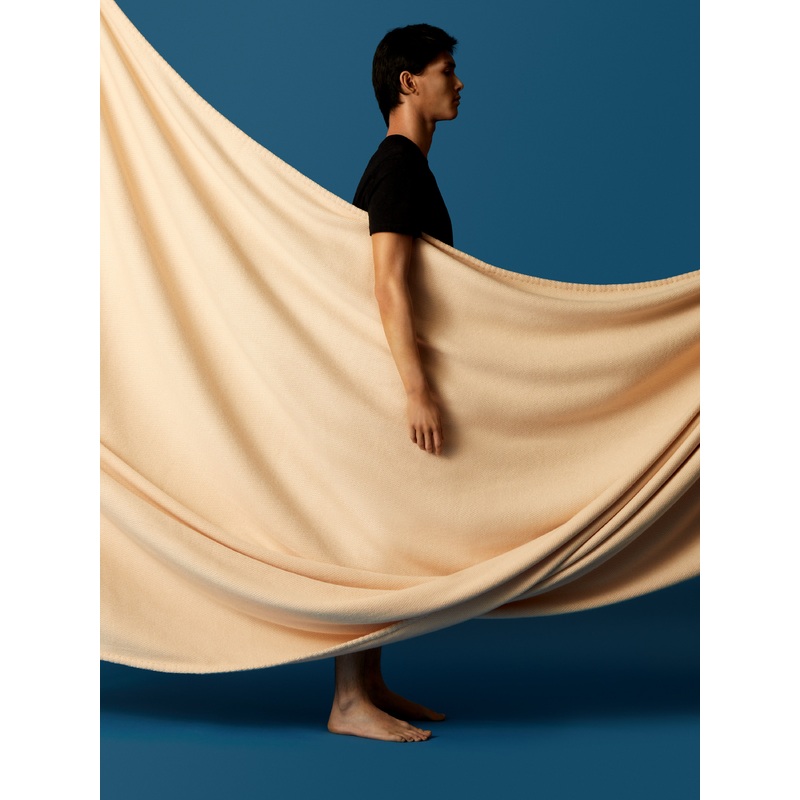 Hand-Dyed Cashmere Large Blanket (118in/3m)
