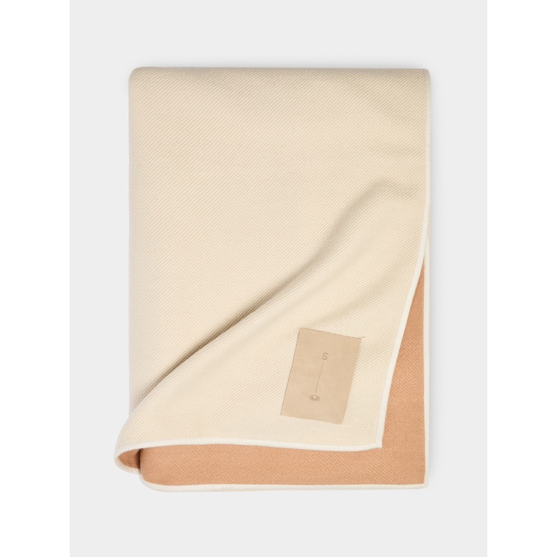 Handwoven Cashmere Double-Faced Extra Large Blanket