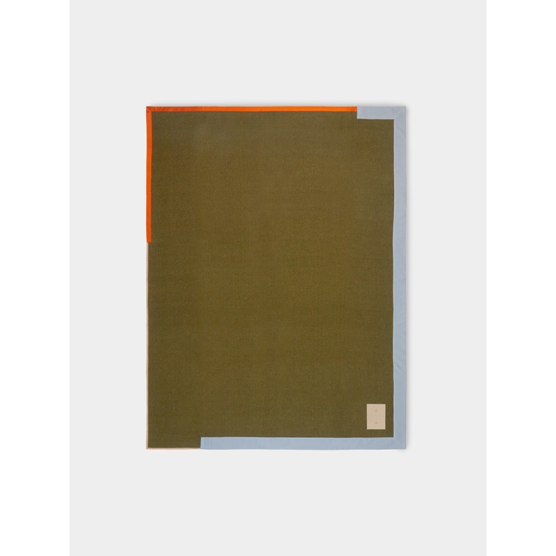 Handwoven Cashmere Irregular-Border Blanket (79in/2m)