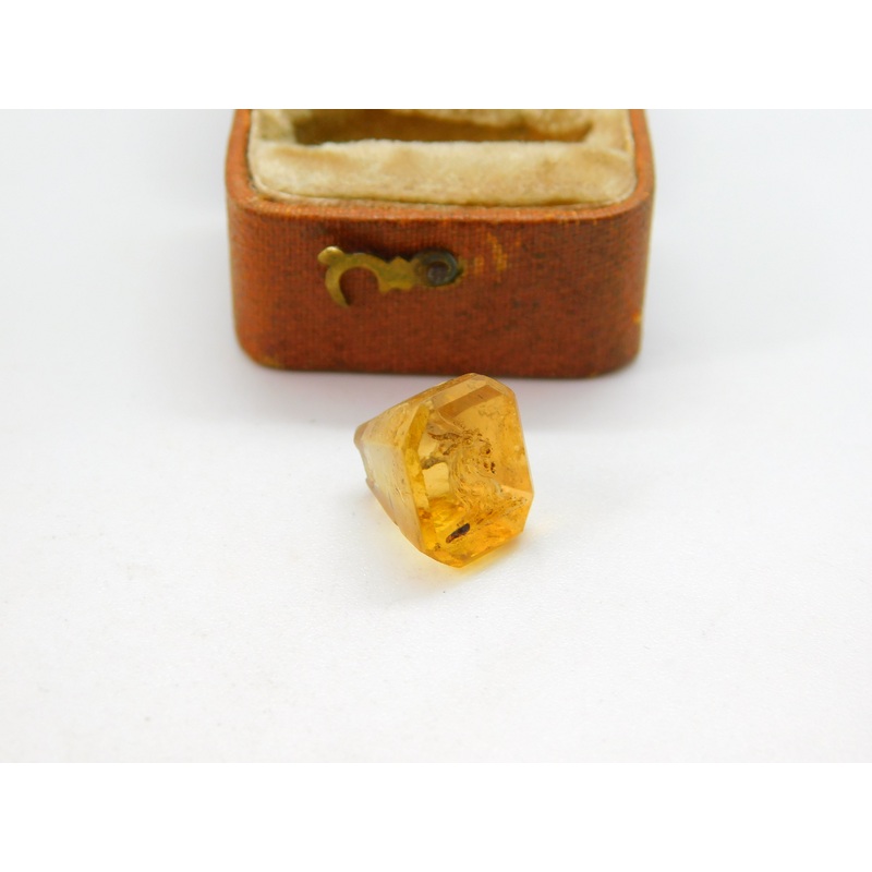 Georgian Carved Citrine Un-Mounted Capricorn the Goat Intaglio Seal c1810 AF