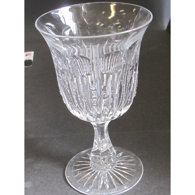Sinclaire ABP cut glass Goblet