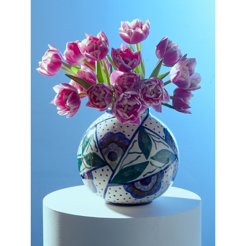 1910s Art Nouveau Ceramic Vase