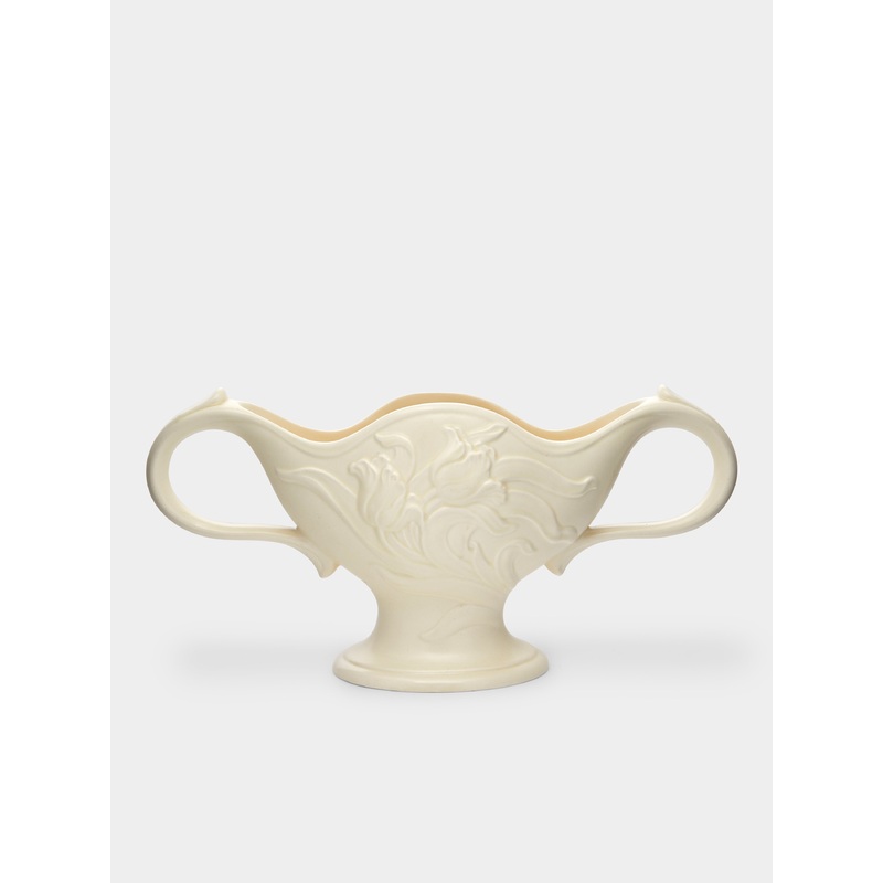 1930-1940 Large Tulip Relief Mantle Vase
