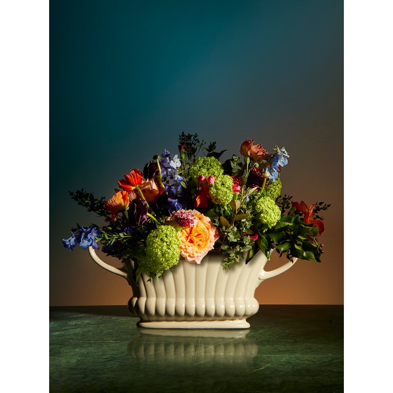 1930-1940 Scalloped Mantle Vase