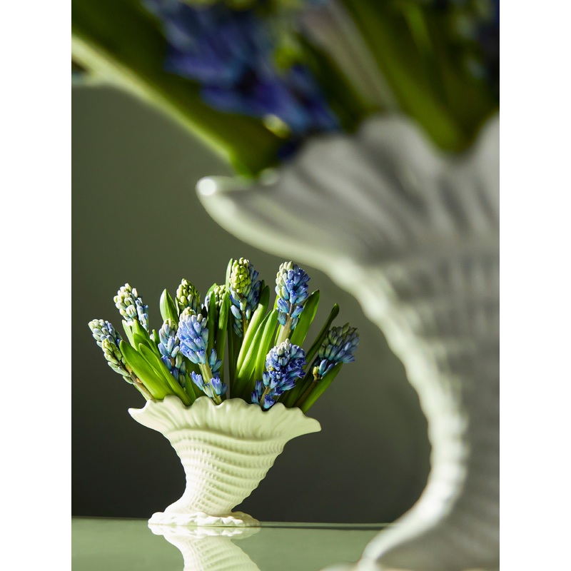 1930-1940 Shell Mantle Vases (Set of 2)