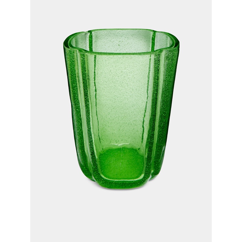 1940s Bollicine Murano Glass Vase