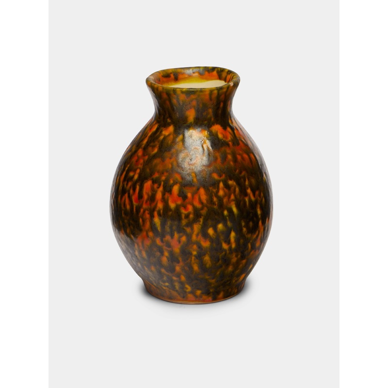 1950s-1970s Fat Lava Ceramic Vase