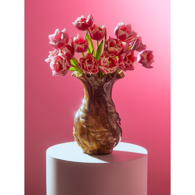 1950s Confetti Murano Glass Vase