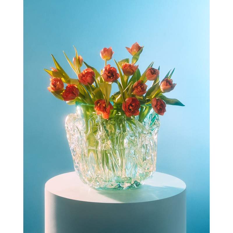 1950s Mazzuccato Murano Glass Vase
