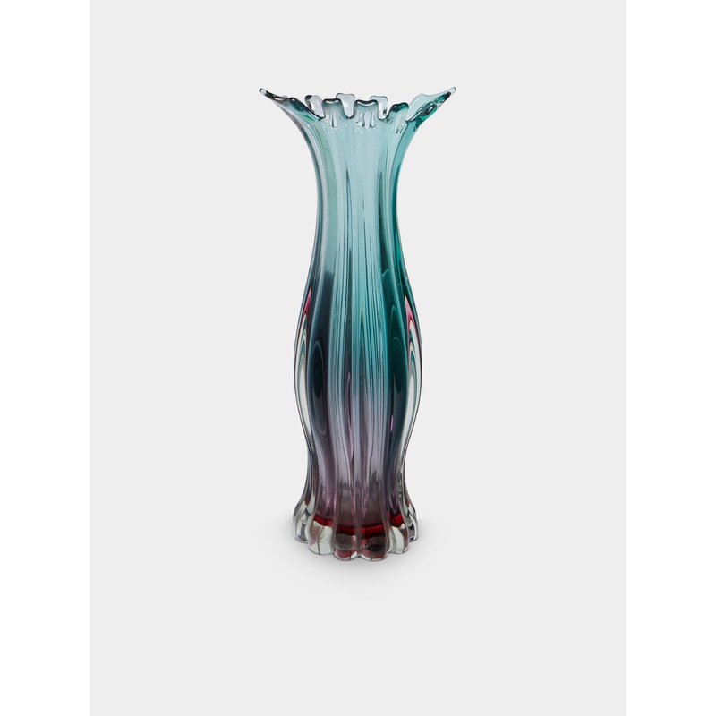 1960s Flavio Poli Murano Glass Large Vase