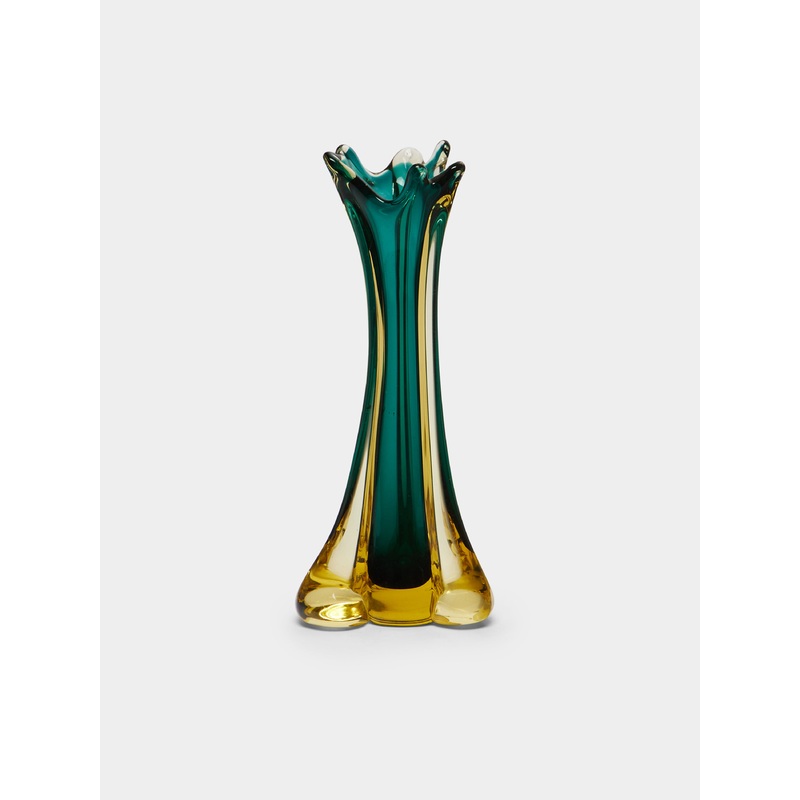1960s Flavio Poli Murano Glass Vase