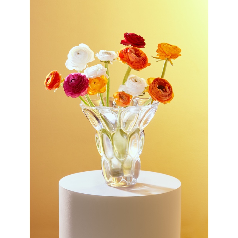 1960s French Crystal Vase