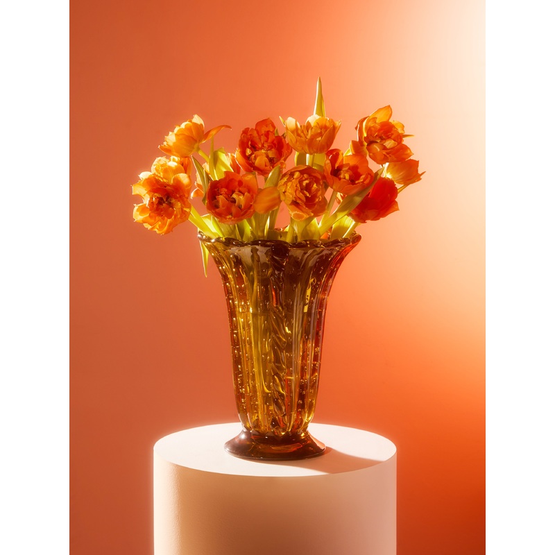 1960s Seguso Murano Glass Vase