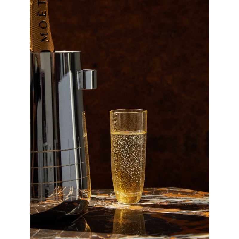 Aliseo Hand-Blown Murano Glass Champagne Flute