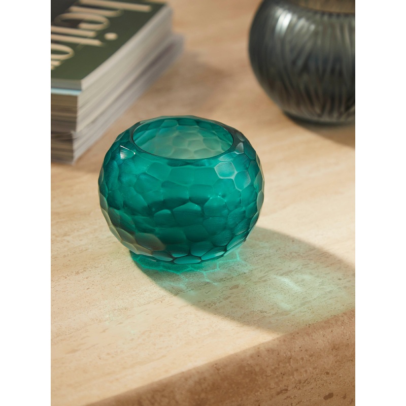 Bocia Acqua Hand-BlownMurano Glass Vase