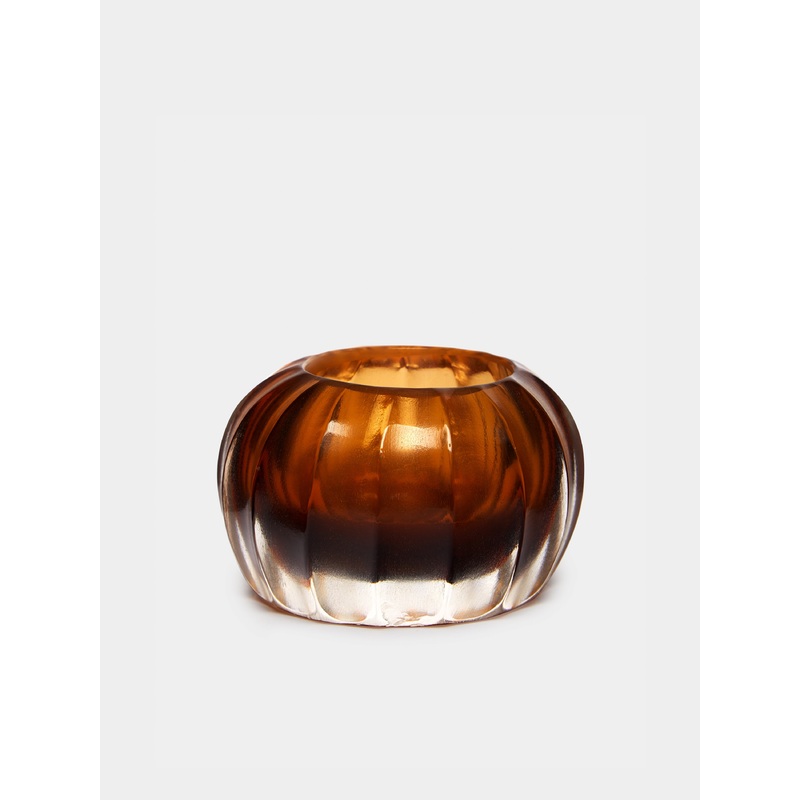 Bocia Miele Hand-Blown Murano Glass Vase